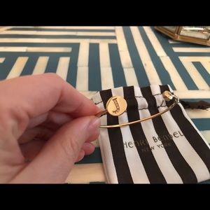 Henri Bendel Gold Initial Cuff “J”